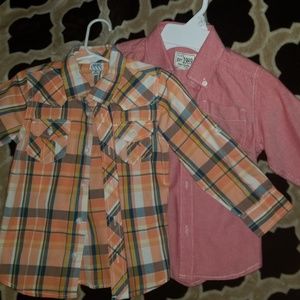2 nice button down shirts.
